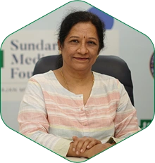 Portrait of Dr. Uma Kalyanasundaram, Obstetrician-gynecologist